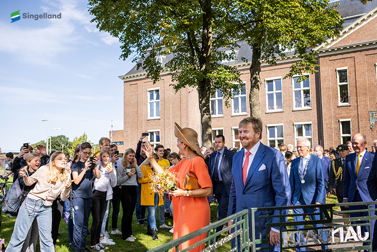 Bezoek Koningspaar OSG Singelland